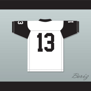 Daniel Bellinger 13 Palo Verde High School Panthers White Football Jersey 1