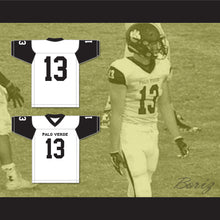 Load image into Gallery viewer, Daniel Bellinger 13 Palo Verde High School Panthers White Football Jersey 1