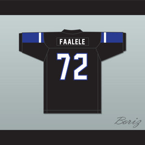 Daniel Faalele 72 IMG Academy Black Football Jersey 2