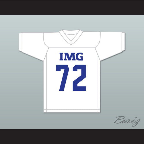 Daniel Faalele 72 IMG Academy White Football Jersey 2
