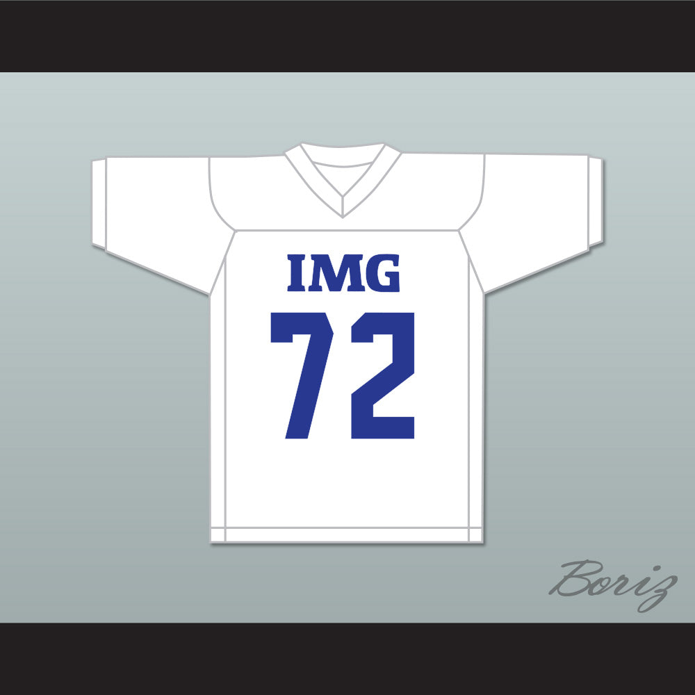 Daniel Faalele 72 IMG Academy White Football Jersey 2
