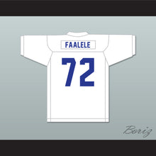 Load image into Gallery viewer, Daniel Faalele 72 IMG Academy White Football Jersey 2