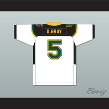 Load image into Gallery viewer, Danny Gray 5 James Madison High School Trojans White Football Jersey 2