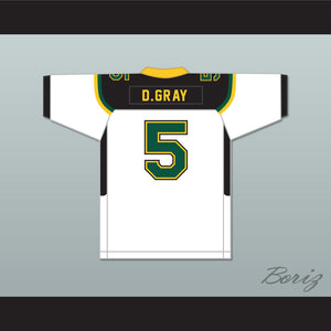 Danny Gray 5 James Madison High School Trojans White Football Jersey 2