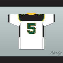 Load image into Gallery viewer, Danny Gray 5 James Madison High School Trojans White Football Jersey 1