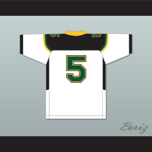 Danny Gray 5 James Madison High School Trojans White Football Jersey 1