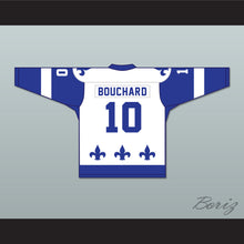 Load image into Gallery viewer, Danny Bouchard 10 Le National de Quebec White Hockey Jersey- Lance et compte (He Shoots, He Scores)