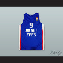 Load image into Gallery viewer, Dario Saric 9 Anadolu Efes Istanbul Blue Basketball Jersey