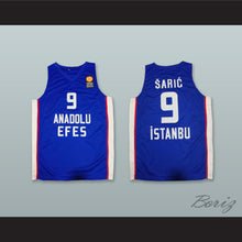 Load image into Gallery viewer, Dario Saric 9 Anadolu Efes Istanbul Blue Basketball Jersey