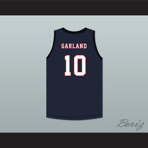 Darius Garland 10 Brentwood Academy Eagles Navy Blue Basketball Jersey 2
