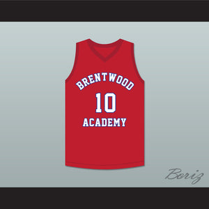 Darius Garland 10 Brentwood Academy Eagles Red Basketball Jersey 2