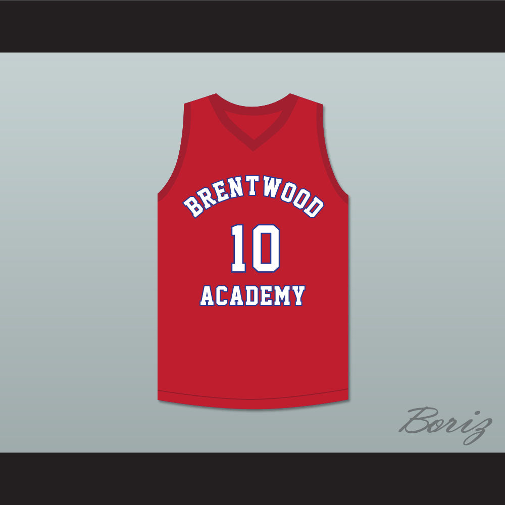 Darius Garland 10 Brentwood Academy Eagles Red Basketball Jersey 2
