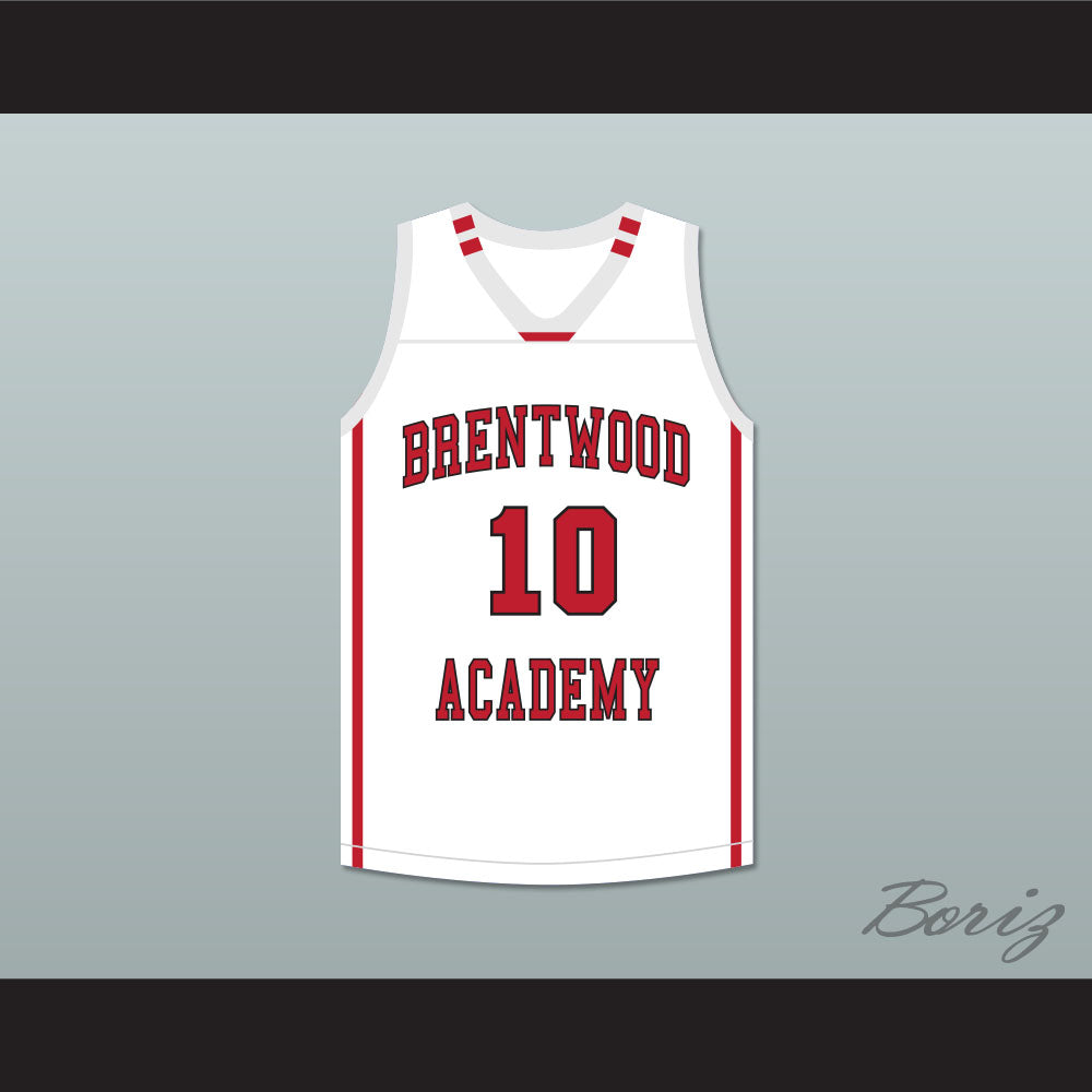 Darius Garland 10 Brentwood Academy Eagles White Basketball Jersey 1