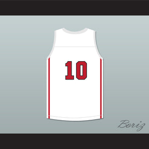 Darius Garland 10 Brentwood Academy Eagles White Basketball Jersey 1