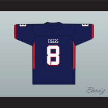 Load image into Gallery viewer, Darrell Henderson 8 South Panola High School Tigers Navy Blue Football Jersey 2
