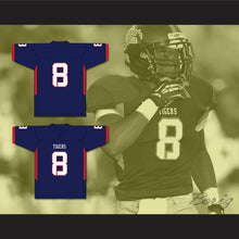 Load image into Gallery viewer, Darrell Henderson 8 South Panola High School Tigers Navy Blue Football Jersey 1