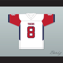 Load image into Gallery viewer, Darrell Henderson 8 South Panola High School Tigers White Football Jersey 1