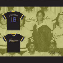 Load image into Gallery viewer, Darryl Strawberry 18 Crenshaw High School Cougars Black Baseball Jersey