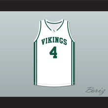 Load image into Gallery viewer, Davante Adams 4 Palo Alto High School Vikings White Basketball Jersey