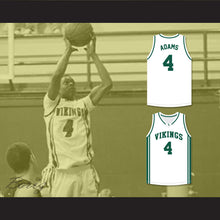 Load image into Gallery viewer, Davante Adams 4 Palo Alto High School Vikings White Basketball Jersey