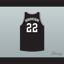 Load image into Gallery viewer, Dave DeBusschere 22 Austin Catholic Preparatory School Friars Black Basketball Jersey