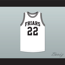 Load image into Gallery viewer, Dave DeBusschere 22 Austin Catholic Preparatory School Friars White Basketball Jersey