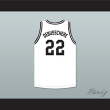 Load image into Gallery viewer, Dave DeBusschere 22 Austin Catholic Preparatory School Friars White Basketball Jersey