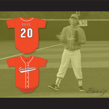 Load image into Gallery viewer, Dave England 20 Swallows Play Ball Orange Baseball Jersey