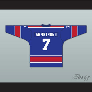 Dave Armstrong 7 Utica Comets Tie Down Hockey Jersey