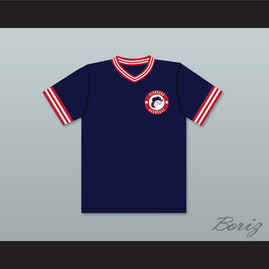 Dave Logan 8 Pioneers Away Baseball Jersey Hardball Sitcom