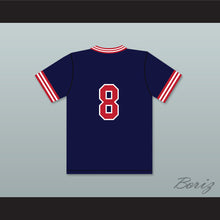 Load image into Gallery viewer, Dave Logan 8 Pioneers Away Baseball Jersey Hardball Sitcom