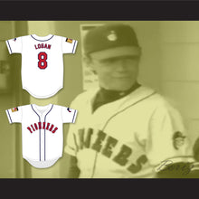 Load image into Gallery viewer, Dave Logan 8 Pioneers Home Baseball Jersey Hardball Sitcom