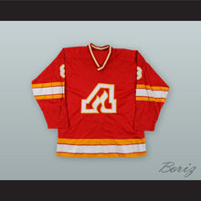 Load image into Gallery viewer, Dave Shand 8 Atlanta Flames Red Hockey Jersey