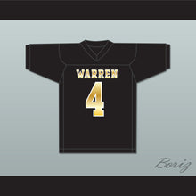 Load image into Gallery viewer, David Bell 4 Warren Central High School Warriors Black Football Jersey 1