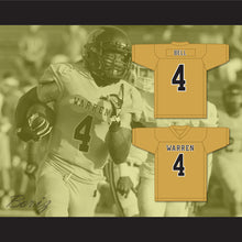 Load image into Gallery viewer, David Bell 4 Warren Central High School Warriors Old Gold Football Jersey 2