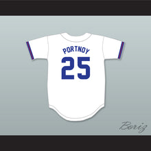 Load image into Gallery viewer, David Portnoy 25 Swampscott High School White Baseball Jersey