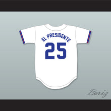 Load image into Gallery viewer, El Presidente 25 Swampscott High School White Baseball Jersey