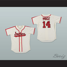 Load image into Gallery viewer, David Price 14 Tampa Smokers White Baseball Jersey