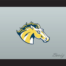 Load image into Gallery viewer, David Roddy 21 Breck School Mustangs Navy Blue Basketball Jersey 2