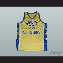 Load image into Gallery viewer, David Skywalker Thompson 33 Unique All Stars Yellow Basketball Jersey