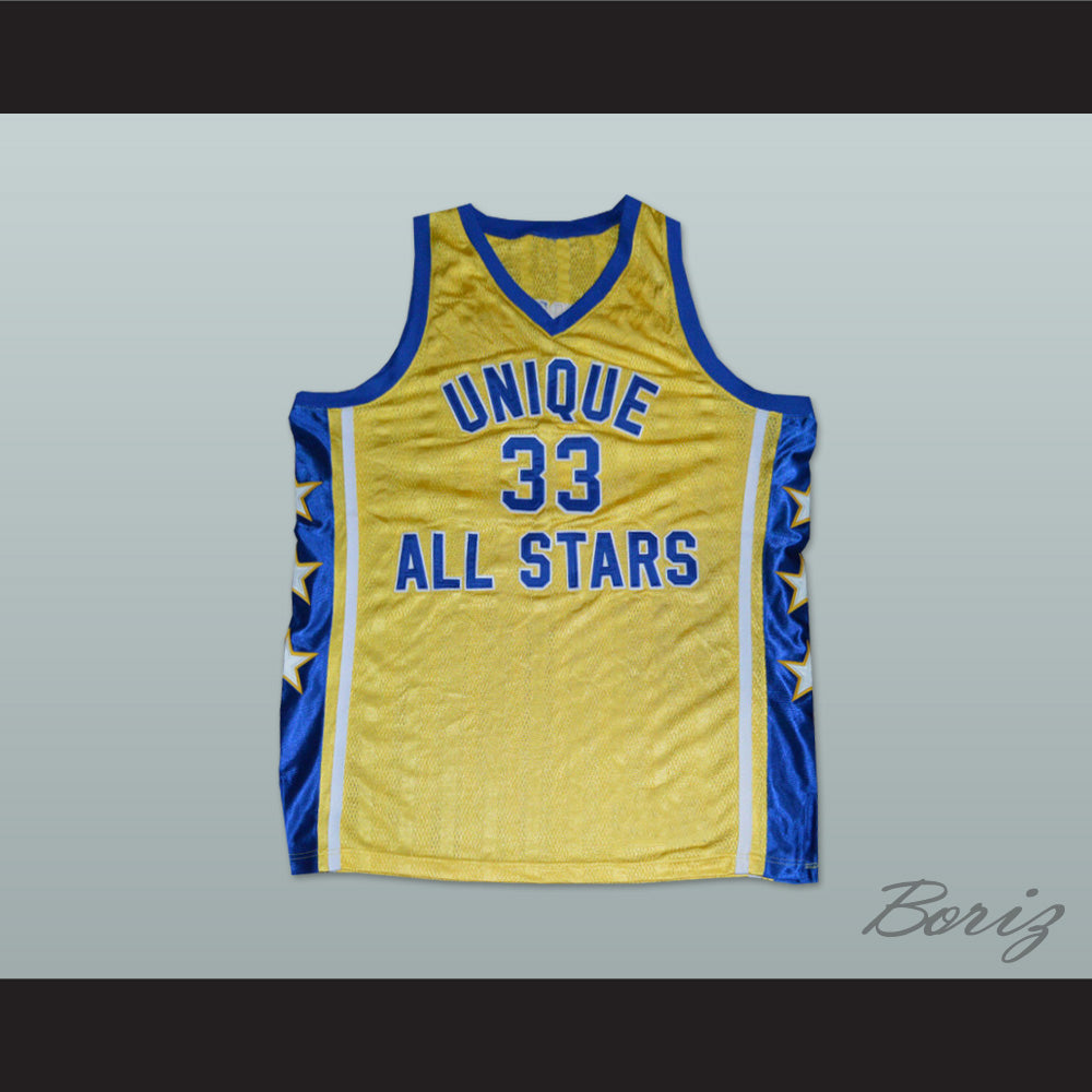 David Skywalker Thompson 33 Unique All Stars Yellow Basketball Jersey