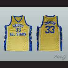 Load image into Gallery viewer, David Skywalker Thompson 33 Unique All Stars Yellow Basketball Jersey
