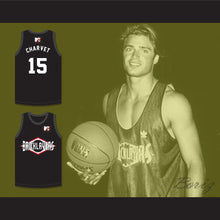 Load image into Gallery viewer, David Charvet 15 Bricklayers Basketball Jersey 4th Annual Rock N' Jock B-Ball Jam 1994
