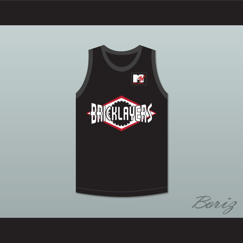 David Duchovny X Bricklayers Basketball Jersey 4th Annual Rock N' Jock B-Ball Jam 1994