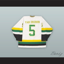 Load image into Gallery viewer, David Van Drunen 5 Prince Albert Raiders White Hockey Jersey