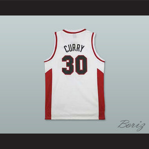 Stephen Curry 30 Davidson Wildcats White Basketball Jersey