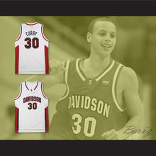 Load image into Gallery viewer, Stephen Curry 30 Davidson Wildcats White Basketball Jersey