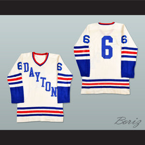 Dayton Gems IHL White Hockey Jersey