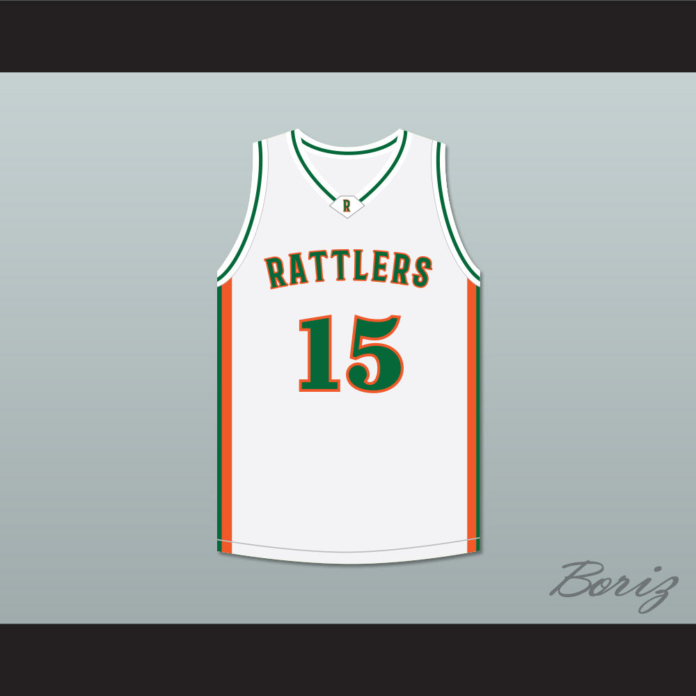 DeMarcus Cousins 15 LeFlore High School Rattlers White Basketball Jersey Drake- In My Feelings