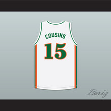 Load image into Gallery viewer, DeMarcus Cousins 15 LeFlore High School Rattlers White Basketball Jersey Drake- In My Feelings